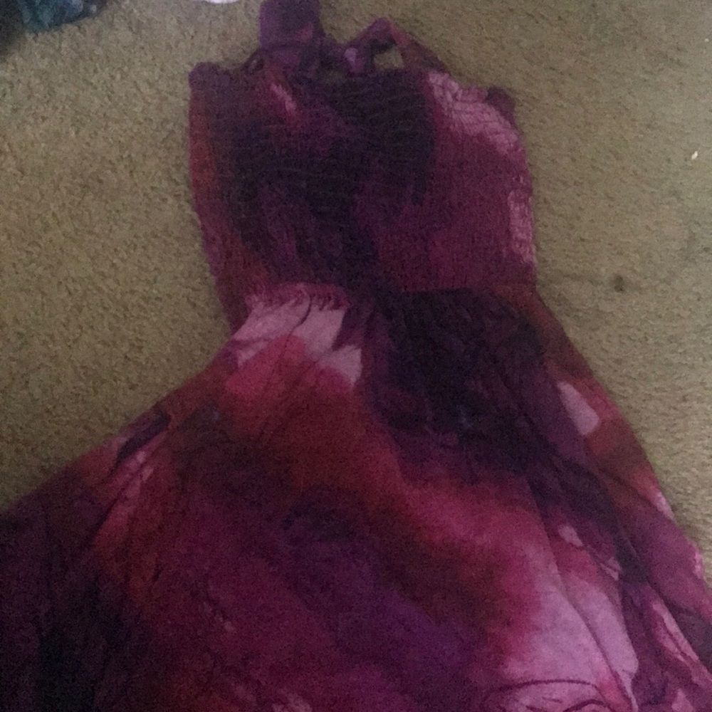 A multi colored dress